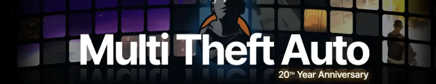 Multi Theft Auto logo with GitHub restoration announcement